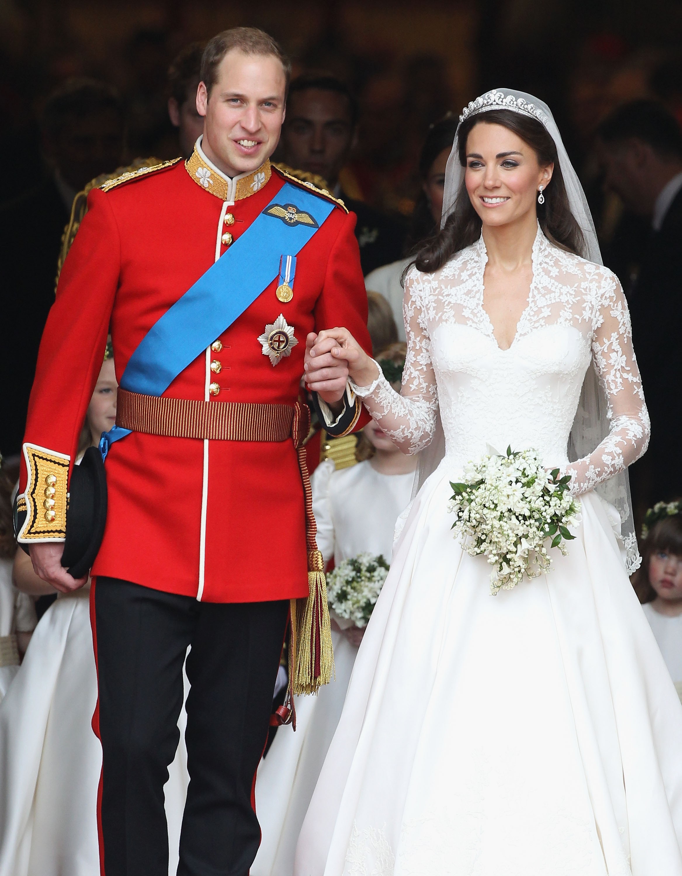 Príncipe William e Kate Middleton no casamento que parou o mundo em 2011 (Foto: Getty Images)
