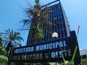 Sede da Prefeitura de Santa Bárbara d'Oeste (Foto: Claudio Mariano/SBONews)
