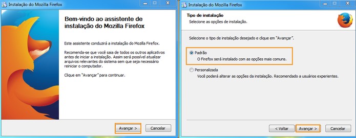 Inicie a instalação do Firefox (Foto: Reprodução/Barbara Mannara)