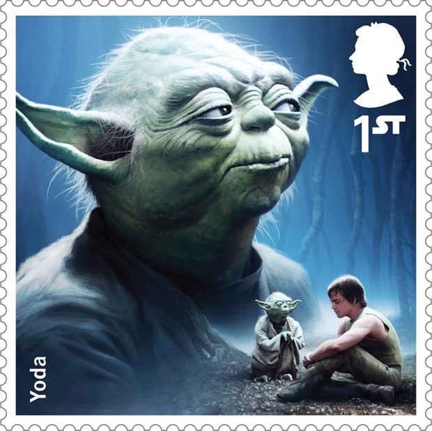 Selo 'Star Wars' (Foto: Divulgação/Royal Mail) Selo 'Star Wars' (Foto: Divulgação/Royal Mail)