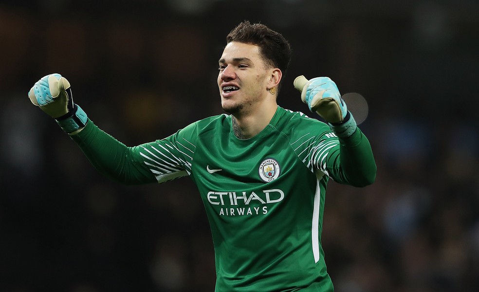 Ederson é titular do Manchester City e nome praticamente certo na seleção brasileira para a Copa do Mundo (Foto: Getty Images)