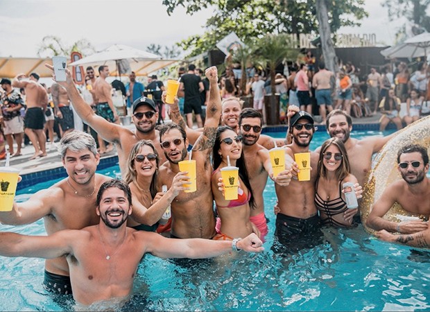 Pool Party Adoro Frozen (Foto: Ari Kaye e Felipe Figueiredo/ Divulgação)