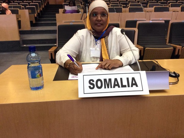 Nadifa Mohammed Osman, a engenheira que representa a Somália (Foto: Reprodução Instagram)
