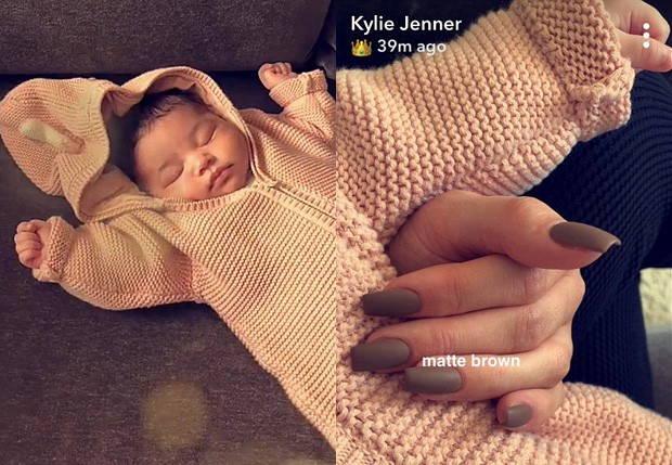 Stormi, filha de Kylie Jenner (Foto: Reprodução/Snapchat)