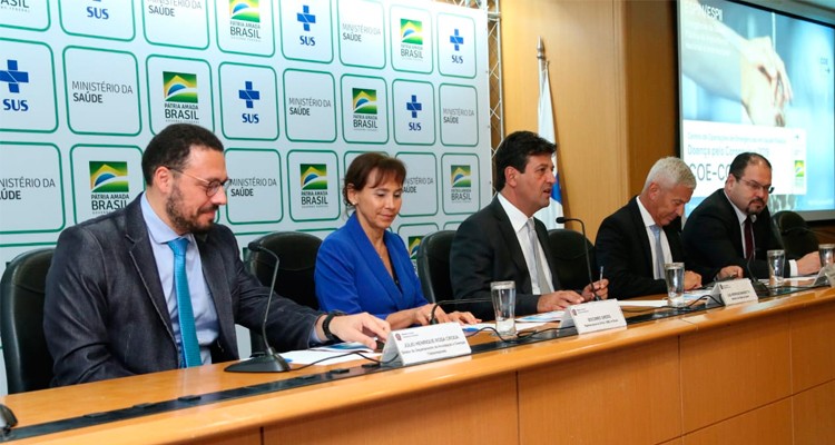 Ministério da Saúde anuncia reforço no atendimento para conter coronavírus (Foto: Erasmo Salomão/MS)