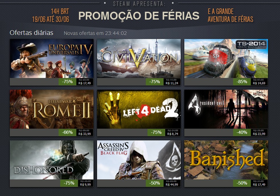 Steam Summer Sale Assassin S Creed Black Flag E Dishonored Em Promocao Noticias Techtudo