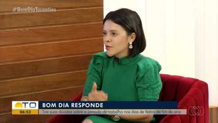 Telespectadores enviam perguntas sobre o trabalho nos feriados de fim de ano