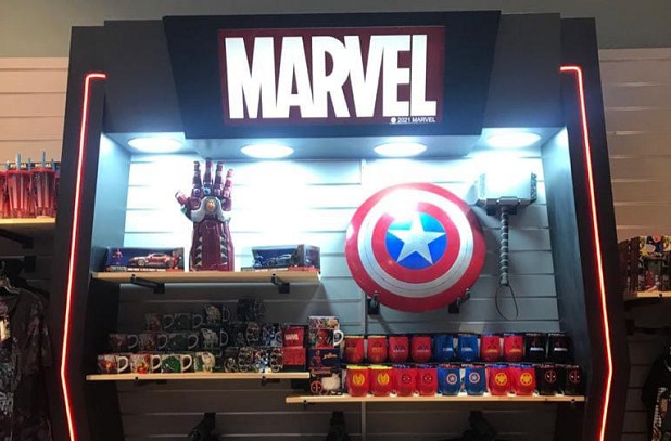 Produtos da Marvel vendidos nas lojas da Piticas estarão disponíveis na vending machine (Foto: Divulgação)