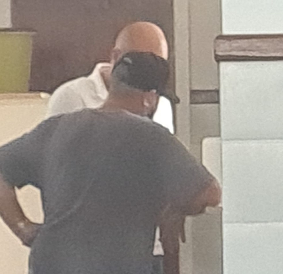 Half Silva, presidente da Bamor, presta depoimento após ataque a ônibus do Bahia — Foto: Dalton Soares/TV Bahia