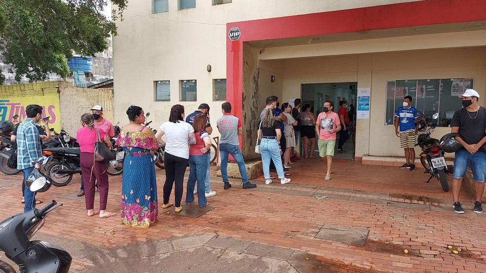 Vacinação em Rio Branco — Foto: Murilo Lima/Rede Amazônica
