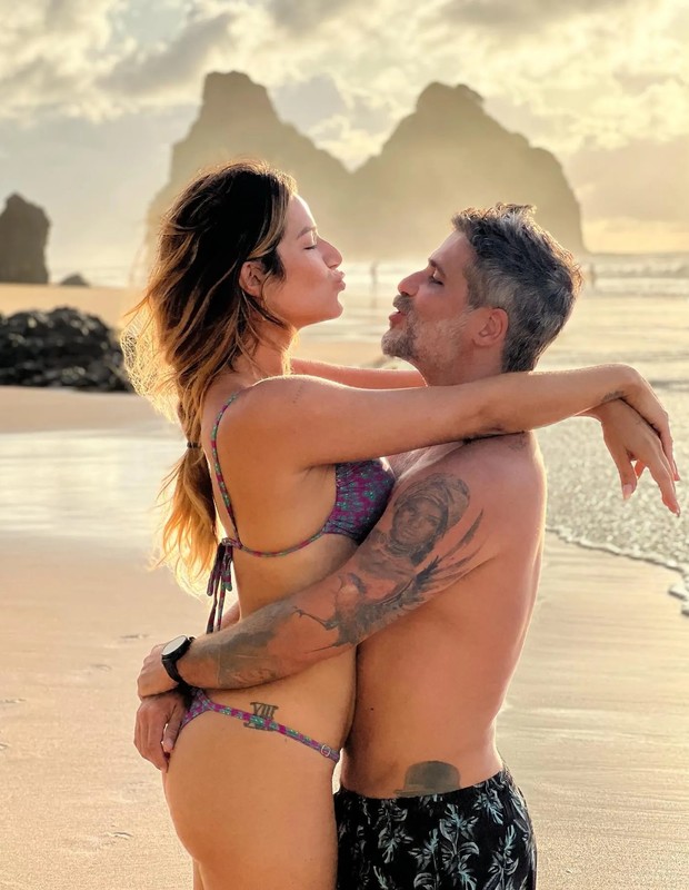 Giovanna Ewbank e Bruno Gagliasso em Fernando de Noronha (Foto: Reprodução/Instagram)