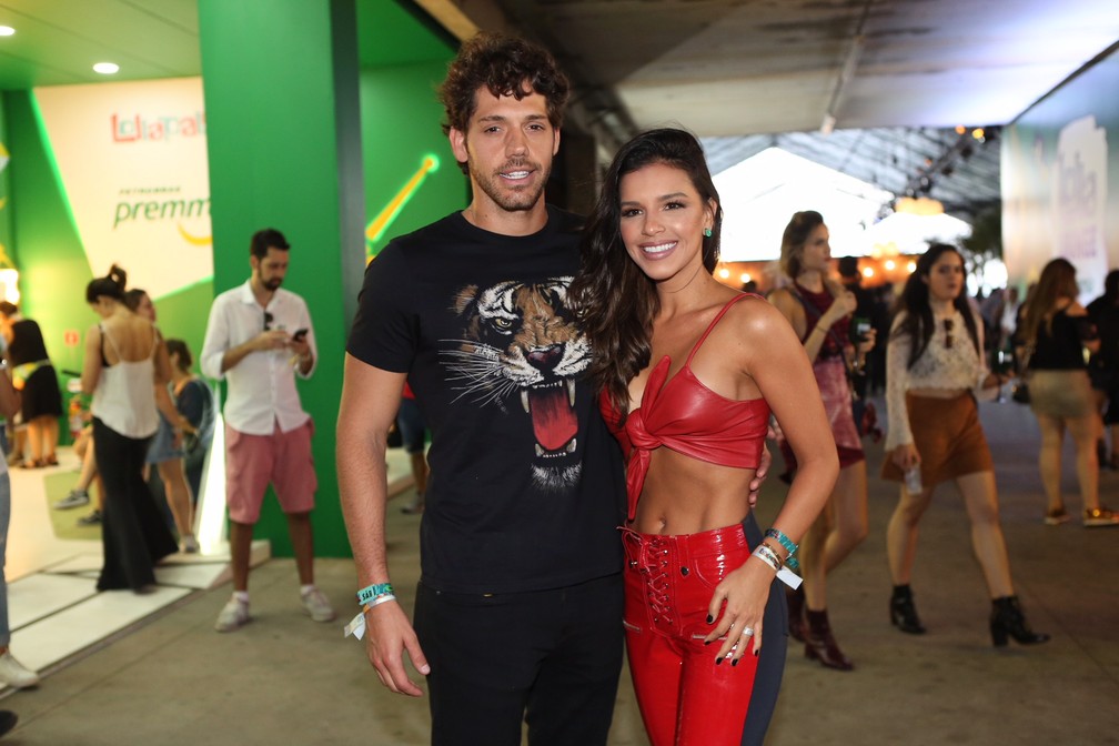 Rômolo Holsback e Mariana Rios vão ao Lollapalooza 2018 (Foto: Celso Tavares/G1)
