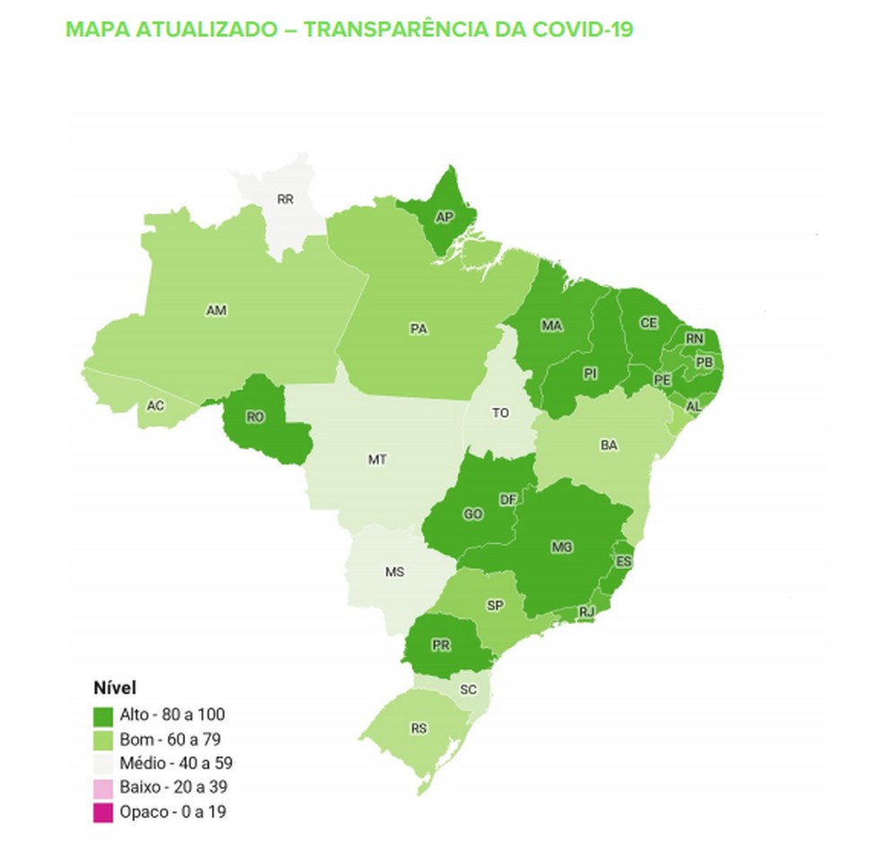 Es Ocupa Primeira Posicao Em Indice De Transparencia De Dados Da Covid 19 Em Ranking De Ong Espirito Santo G1