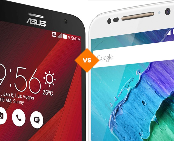Zenfone 2 ou Moto X Style? Descubra qual 'top gigante' é melhor (Foto: Arte/TechTudo)