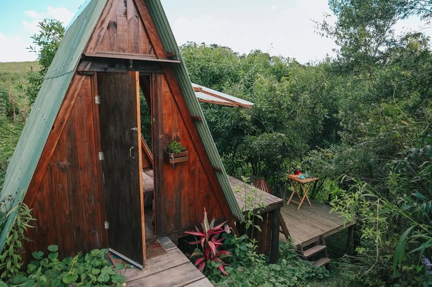 Mini casas - cabana Astral em Contenda (Foto: Divulgação/Airbnb)