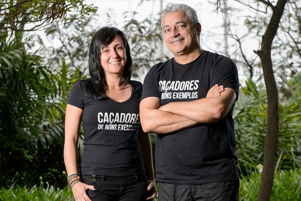 Iara e Eduardo, os Caçadores de Bons Exemplos (Foto: Divulgação)