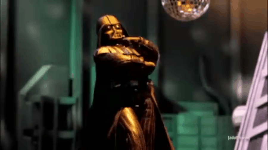 Darth Vader; Star Wars; dança (Foto: Reprodução/YouTube)