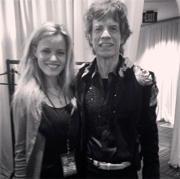 Georgia May Jagger e Mick Jagger (Foto: Instagram)