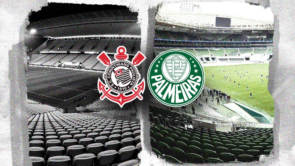 Arenas de Corinthians e Palmeiras têm naming rights — Foto: ge