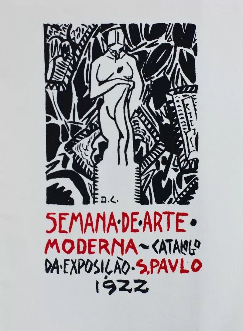 Folheto da Semana de Arte Moderna (Foto: Karina Bacci/Divulgação via BBC News)