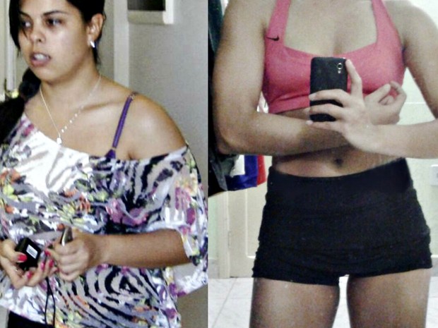 Larissa teve anorexia, sobrepeso e agora segue uma rotina fitness  (Foto: Larissa Bastos/Arquivo pessoal )