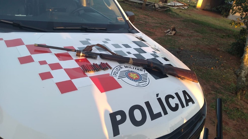 Polícia também apreendeu armas e munições em Ubirajara — Foto: Arquivo pessoal