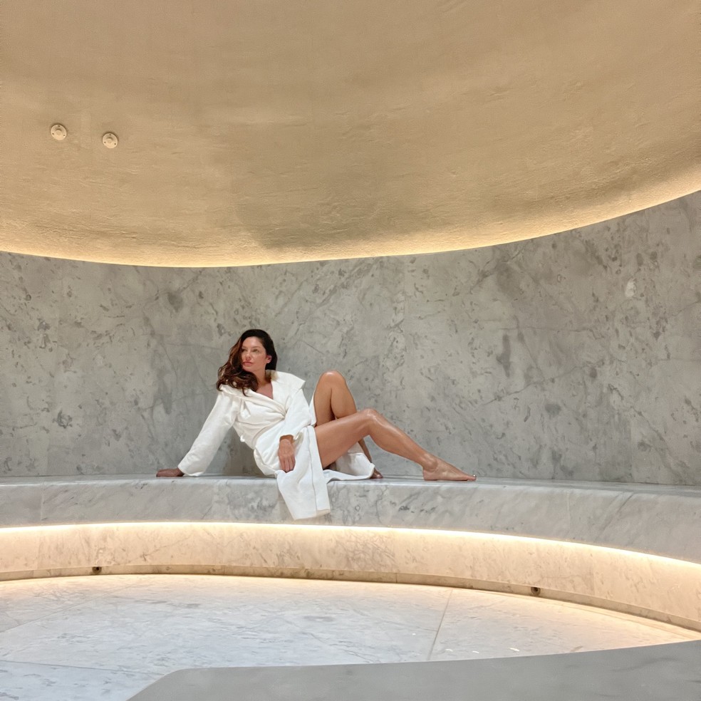 Bem-estar total : o spa Six Senses Shaharut tem piscina, sauna, seis salas e tratamentos criados por especialistas em medicina chinesa, osteopatia e cura energética  — Foto: Acervo pessoal