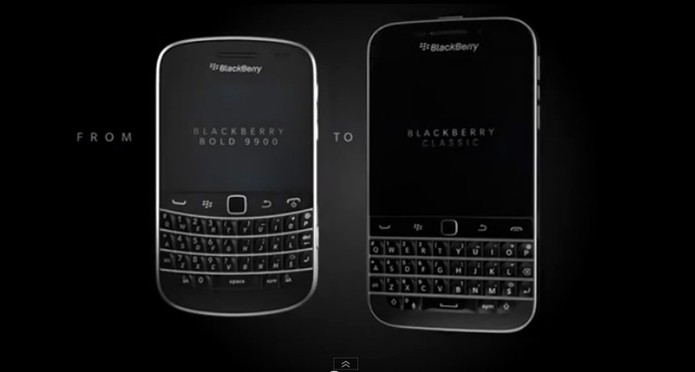 Blackberry evolui pouco em design (Foto: Reprodução)