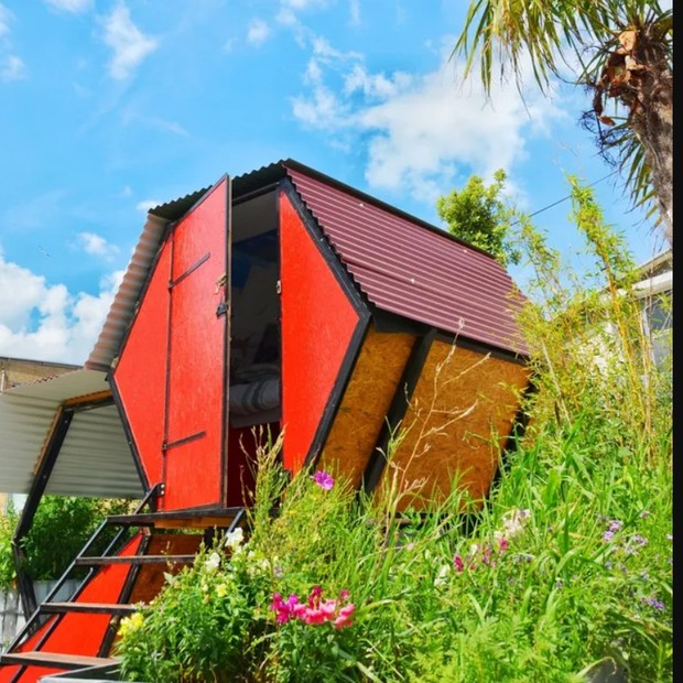 Acampamento em Roterdã tem cabines de material reciclado e com muito design! (Foto:  Reprodução / Culture Campsite)