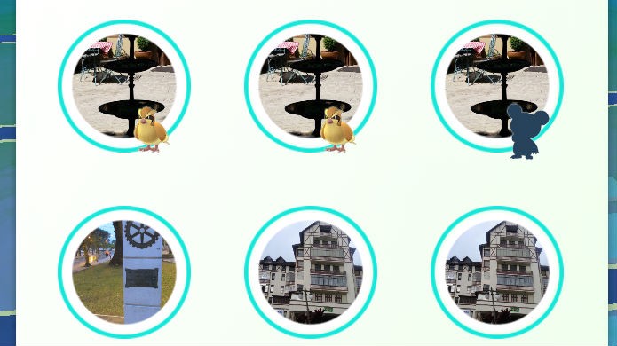 Pokémon Go: as silhuetas dos novos monstrinhos aparecem nas Pokéstops (Foto: Reprodução / Thomas Schulze )
