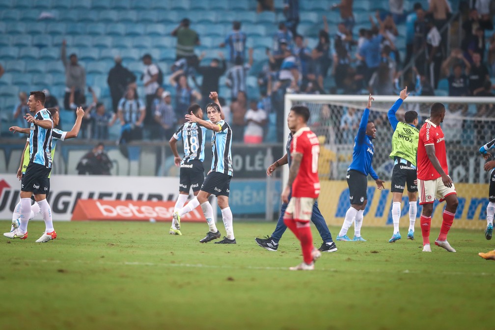 Grêmio perde o Gre-Nal, mas está na final do Gauchão — Foto: Lucas Uebel/Grêmio