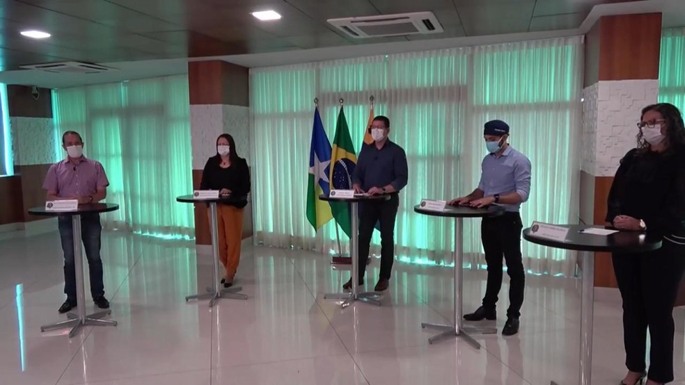 Live sobre variantes do coronavírus circulando em Rondônia é feita pelo governo — Foto: Reprodução/Facebook 