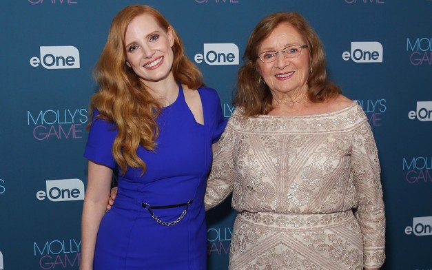 Jessica Chastain e avó Marilyn Herst  (Foto: Getty Images)