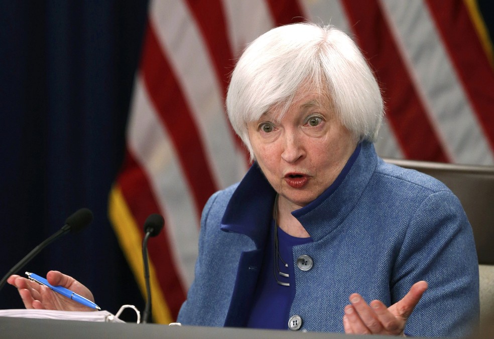 Janet Yellen — Foto: REUTERS/Gary Cameron