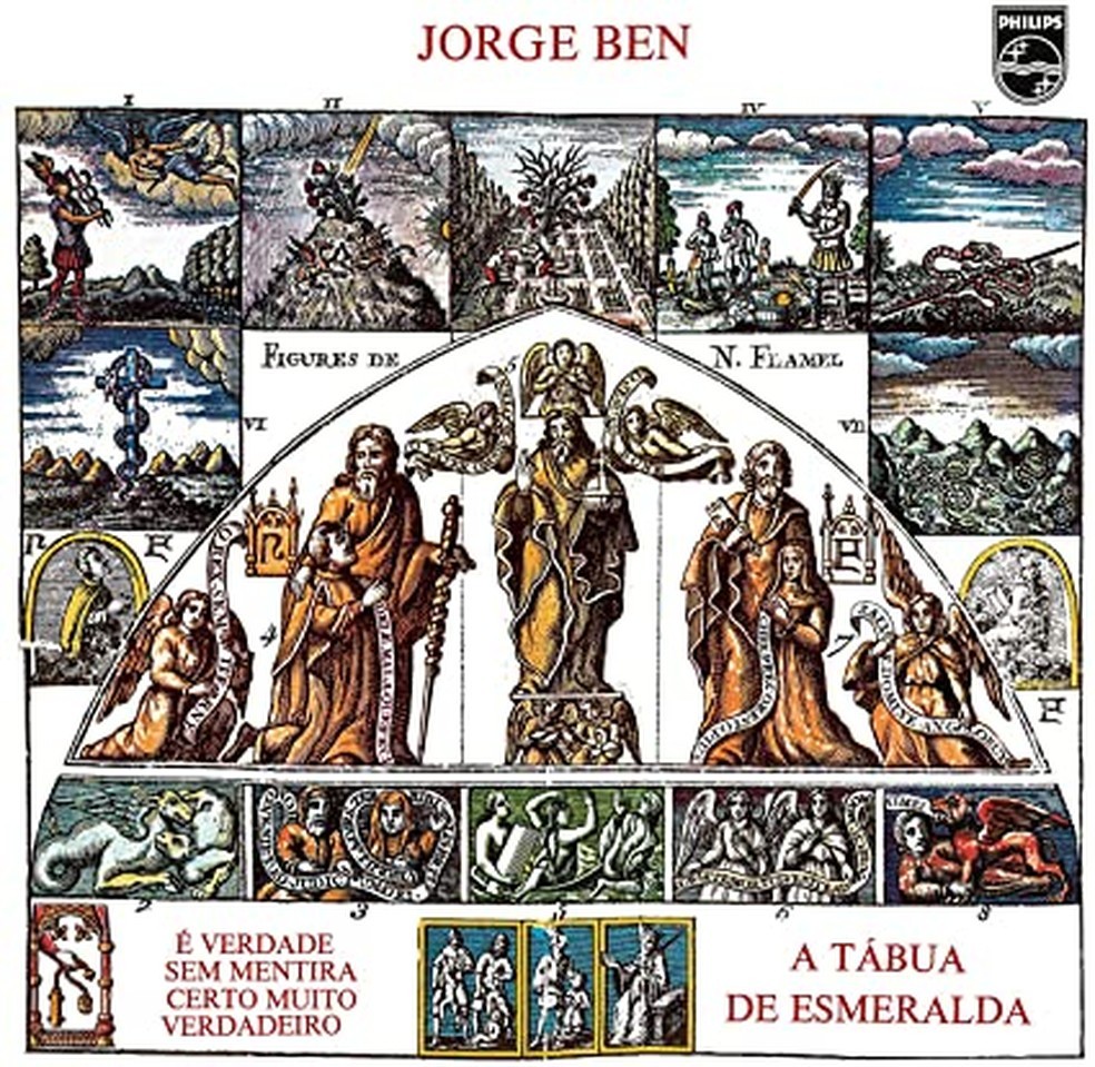 A Tábua De Esmeralda, de Jorge Ben, ficou na sexta colocação da lista “Os 100 maiores discos da música brasileira”, da Rolling Stones Brasil (Foto: Reprodução/Amazon)
