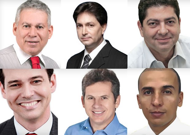 Candidatos à Prefeitura de Cuiabá (Foto: G1)