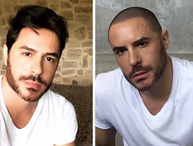 Antes e depois de Ricardo Tozzi (Foto: Reprodução/Instagram)