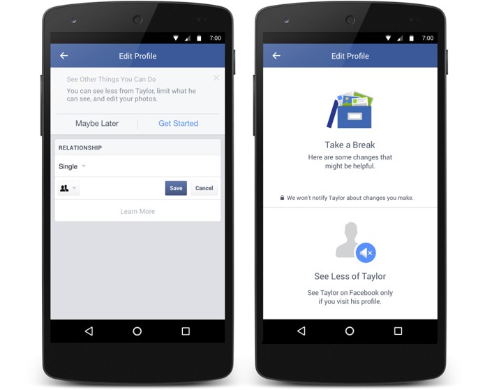 Recurso do Facebook permite limitar alcance de posts de ex-companheiros sem bloqueá-los (Foto: Reprodução/Facebook)