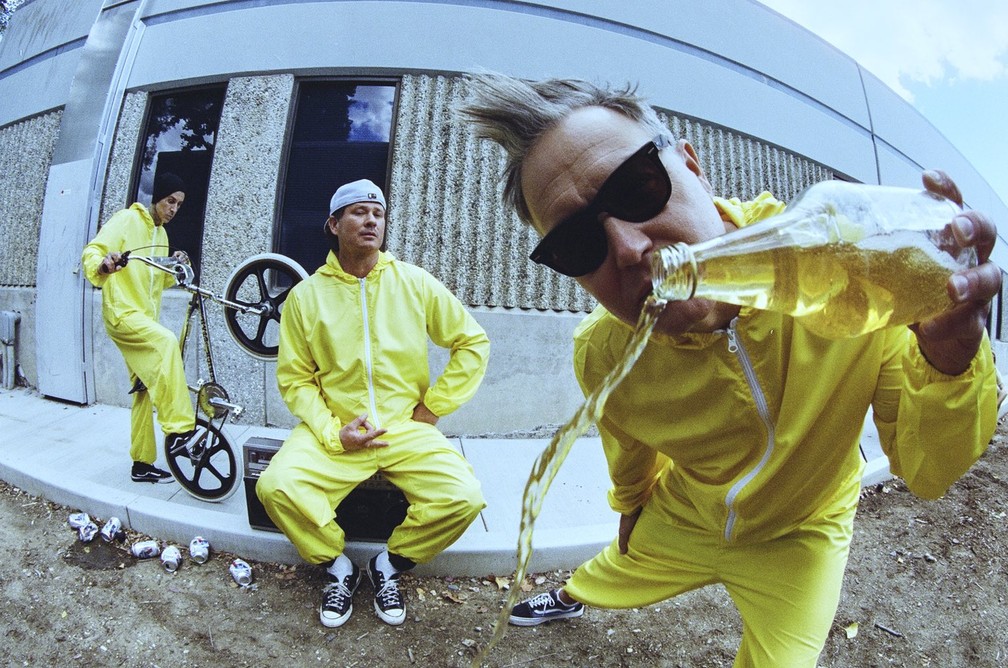 Blink-182 — Foto: Reprodução/Twitter/Blink-182