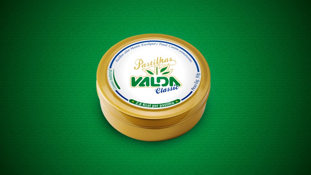 Pastilhas Valda, marca adquirida pela Eurofarma — Foto: Divulgação
