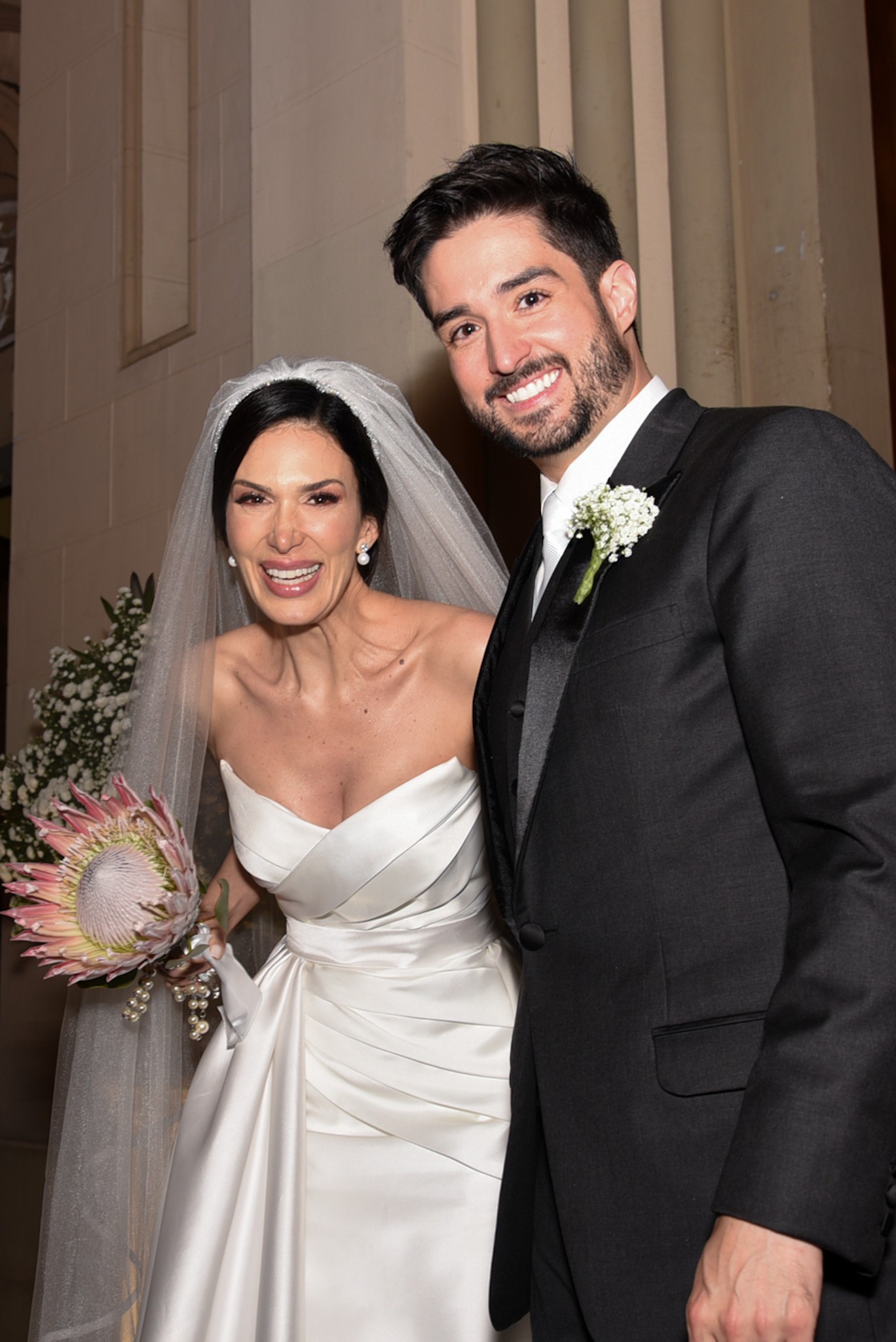 Sara Sarres e Attilio Galhardo se casam (Foto: Andy Santana/AgNews)