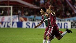 Fred marca contra os Argentinos Juniors e classifica o Fluminense na Libertadores de 2013  — Foto: Fluminense FC