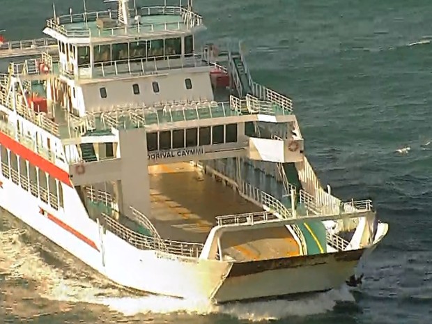 Novo Ferry Boat;bahia 2 (Foto: Reprodução/TV Bahia)