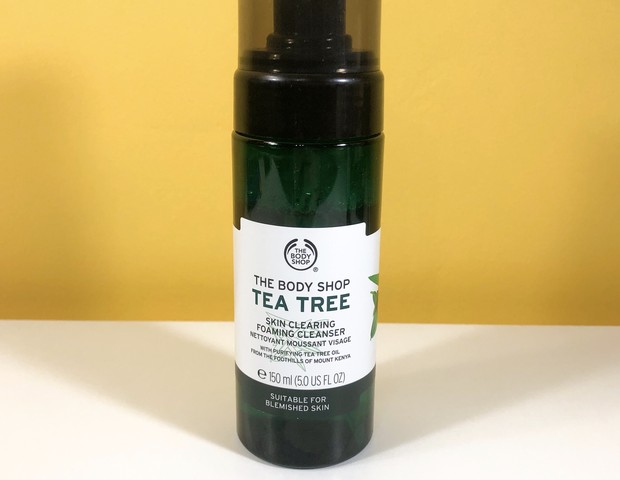 Espuma de Limpeza Tea Tree Skin Clearing,The Body Shop  (Foto: acervo pessoal)