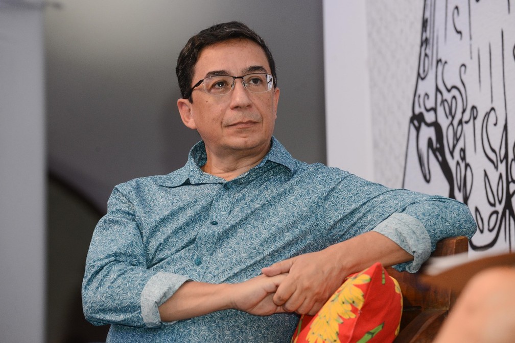 Marcus Vinícius Rodrigues na Flica 2018 — Foto: Ricardo Prado