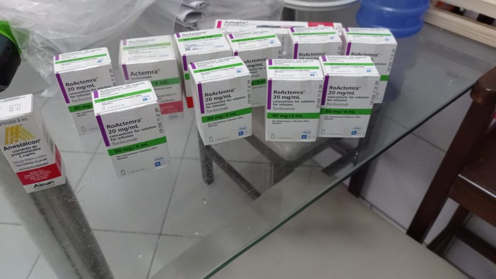 Operação do MPRN combate comércio clandestino de remédio usado em casos graves de Covid — Foto: Cedida