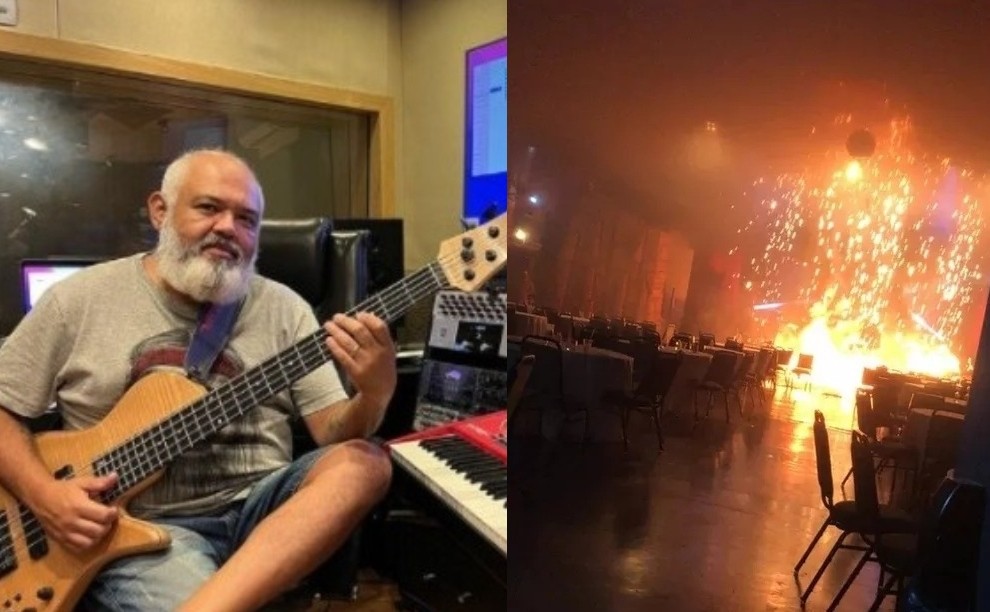Baixista ferido em incêndio no Mavsa Resort recebe alta após um mês; tecladista da banda morreu