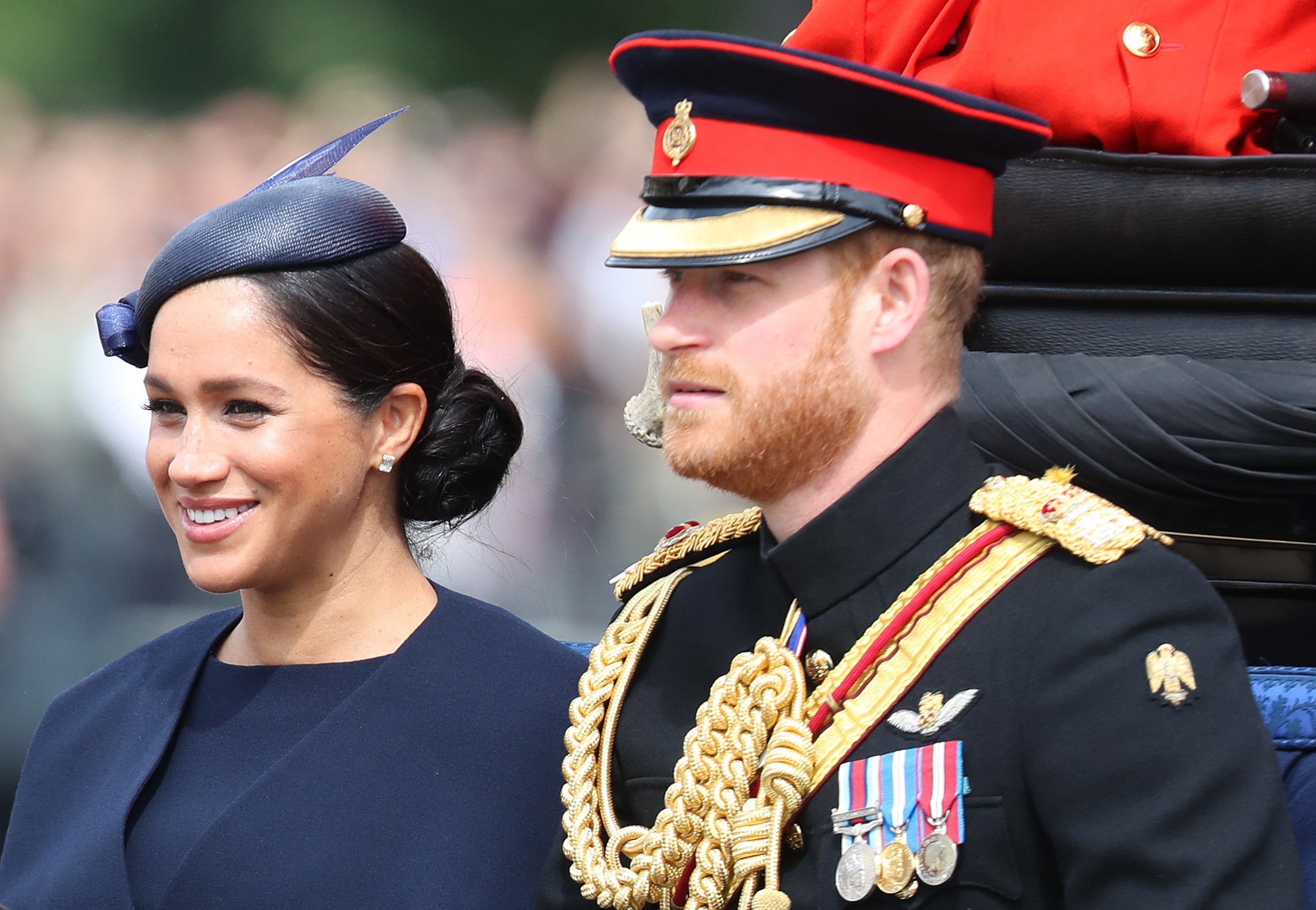 A atriz e duquesa Meghan Markle e o Príncipe Harry (Foto: Getty Images)