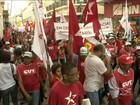 Manifestantes protestam contra impeachment de Dilma no MA