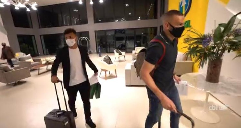 Depois de vitória no Rio, dupla do Palmeiras é a primeira a se apresentar à Seleção na Granja